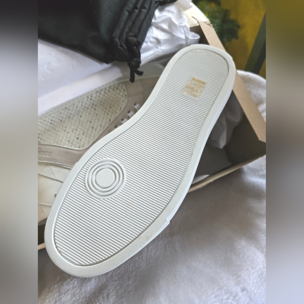 New!! Zadig & Voltaire, High Flash Keith Sneakers, Blanc(White), Size 38 - NIB - Picture 12 of 14